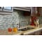 Ackland Palette Mist Brick 12 in. x 12 in. Glossy Glass Stone Glossy Glass Stone Mosaic Wall Tile, 20PK AKM-G-PAMI1X4BR-CA - alternate 4